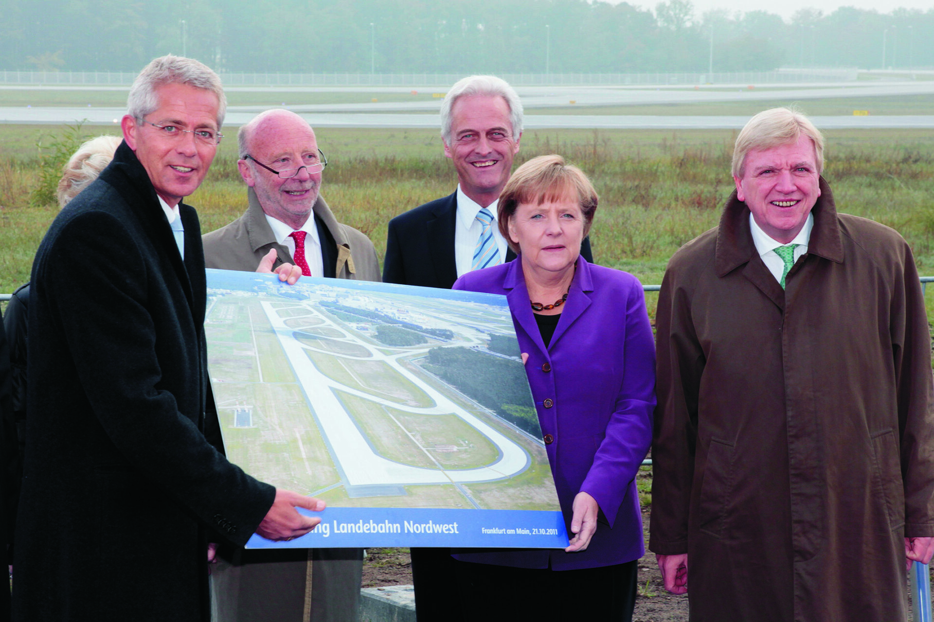 Eröffnung Landebahn Nordwest Angela Merkel, Kanzlerin
